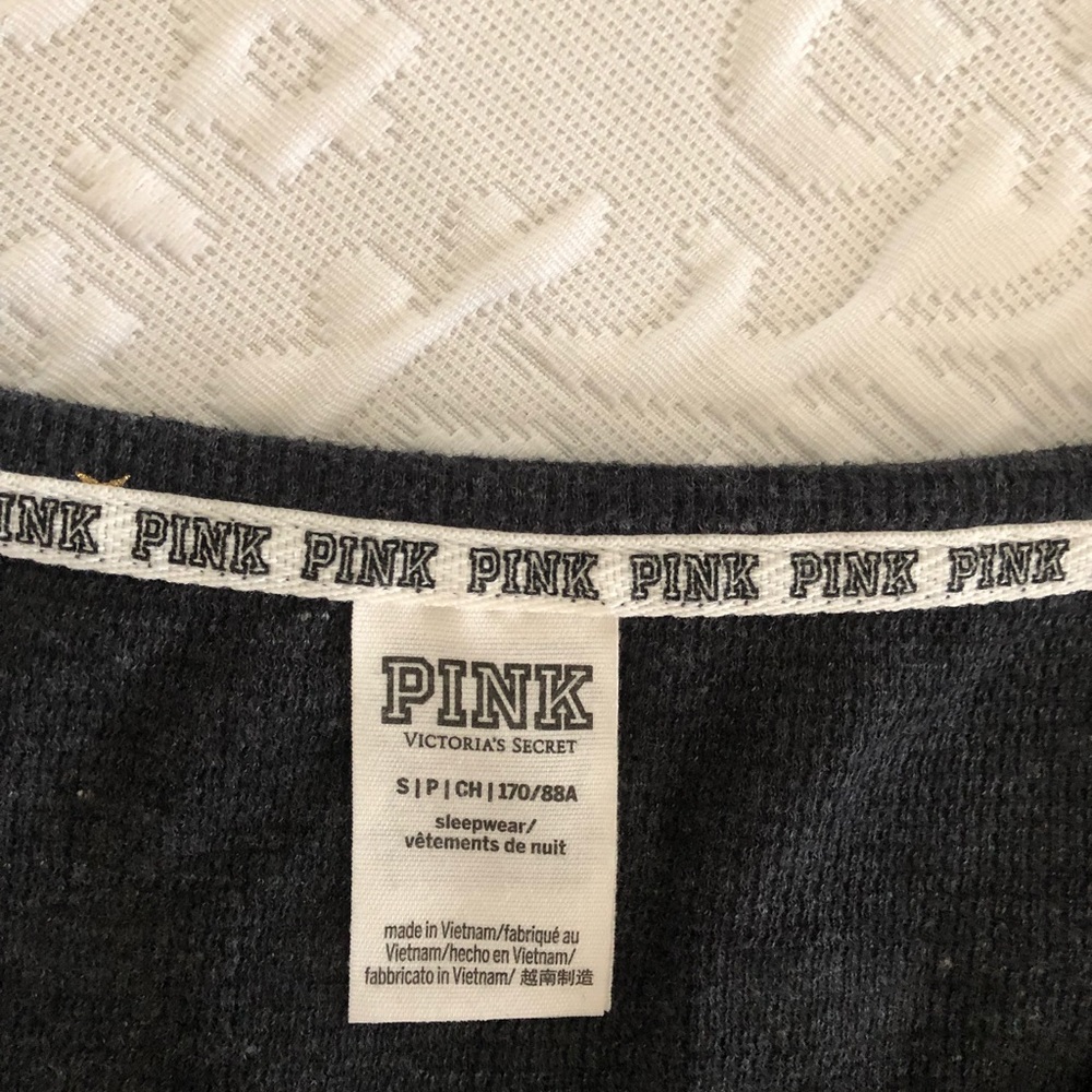 Pink by Victoria Secret Sleepwear Long Sleeves Shirt - Picture 7 of 7